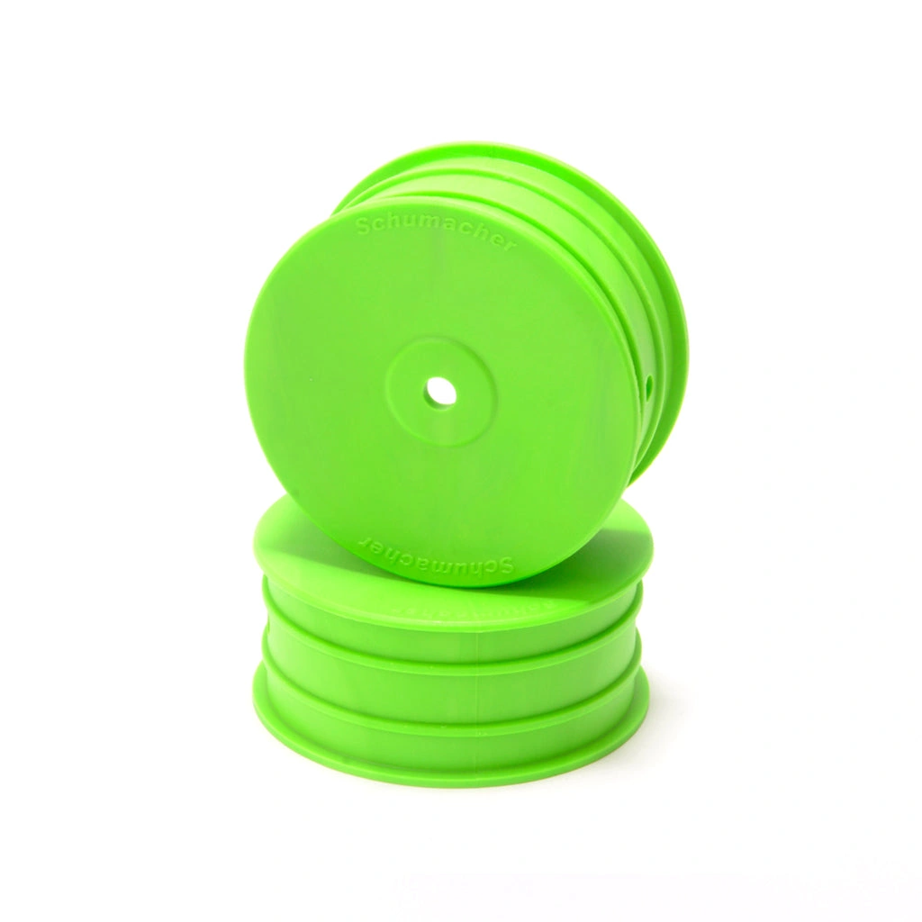 Green Buggy Front Wheels 1/10 Scale 4WD Pack of Two Get Yours Now for Awesome Off-Road Action